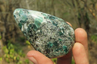 Polished Rare Emerald Mica In Matrix Free Forms x 12 From Mutoko, Zimbabwe - Toprock Gemstones and Minerals 