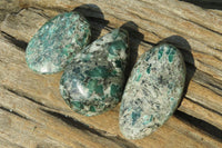 Polished Rare Emerald Mica In Matrix Free Forms x 12 From Mutoko, Zimbabwe - Toprock Gemstones and Minerals 