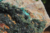 Natural Libethenite Crystals On Dolomite Matrix Specimens x 2 From Shituru, Congo - Toprock Gemstones and Minerals 