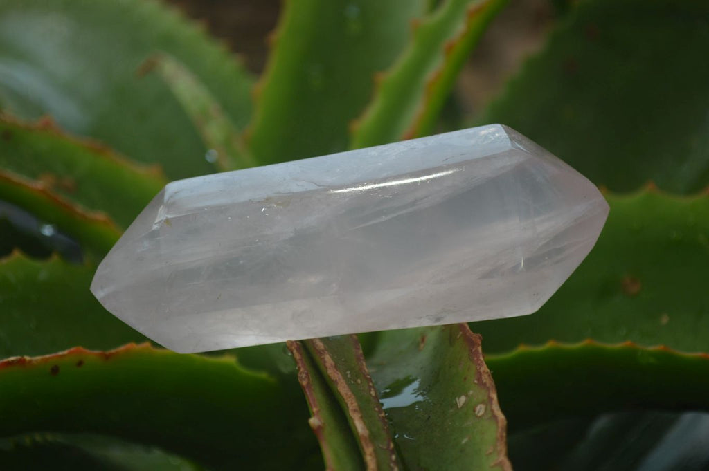 Polished Double Terminated Rose Quartz Points x 12 From Madagascar - Toprock Gemstones and Minerals 