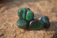 Polished Flower Banded Malachite Free Forms x 35 From Congo - Toprock Gemstones and Minerals 
