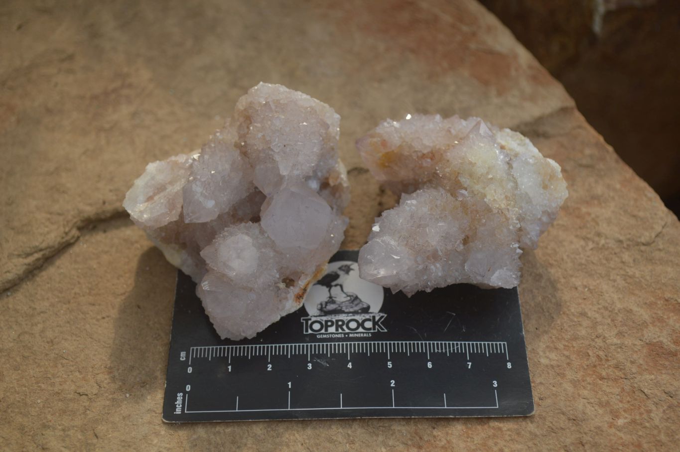 Natural Spirit Quartz Clusters x 12 From Boekenhouthoek, South Africa - Toprock Gemstones and Minerals 