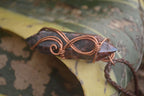 Hand Made Mixed Copper Wire Wrapped Pendants x 6 From Southern Africa - Toprock Gemstones and Minerals 