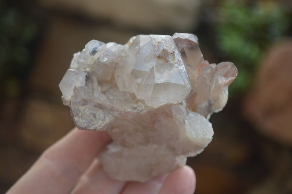 Natural Hematoid Quartz Clusters x 6 From Karoi, Zimbabwe - Toprock Gemstones and Minerals 