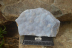 Natural Crystalline Blue Lace Agate Plates x 2 From Namibia - Toprock Gemstones and Minerals 