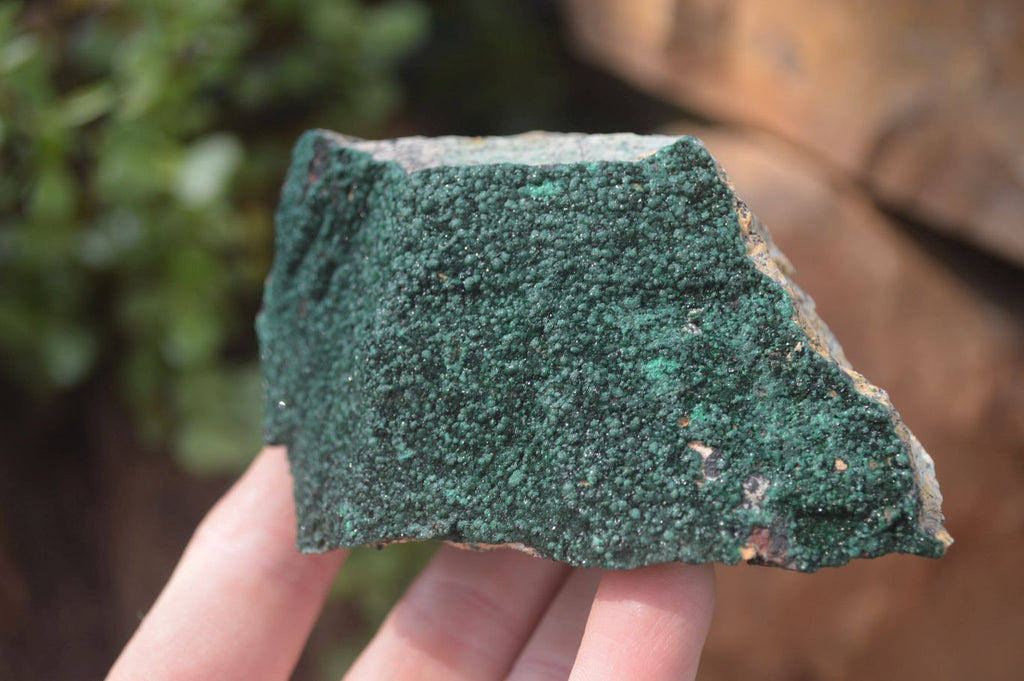 Natural Crystalline Malachite Specimens x 4 From Kasompe, Congo - Toprock Gemstones and Minerals 