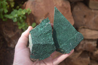 Natural Crystalline Malachite Specimens x 4 From Kasompe, Congo - Toprock Gemstones and Minerals 