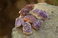 Natural Amethystos Amethyst Specimens x 70 From Kwaggafontein, South Africa - Toprock Gemstones and Minerals 