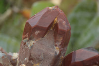 Natural Red Hematoid Quartz Clusters x 3 From Karoi, Zimbabwe - Toprock Gemstones and Minerals 