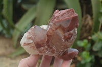 Natural Red Hematoid Quartz Clusters x 3 From Karoi, Zimbabwe - Toprock Gemstones and Minerals 