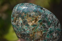 Polished Rare Emerald Mica In Matrix Standing Free Forms x 3 From Mutoko, Zimbabwe - Toprock Gemstones and Minerals 