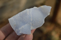Natural Crystalline Blue Lace Agate Plates x 6 From Namibia - Toprock Gemstones and Minerals 