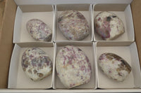 Polished Rubellite Pink Tourmaline Standing Free Forms x 6 From Madagascar - Toprock Gemstones and Minerals 