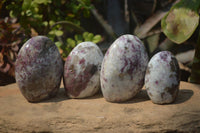 Polished Rubellite Pink Tourmaline Standing Free Forms x 6 From Madagascar - Toprock Gemstones and Minerals 