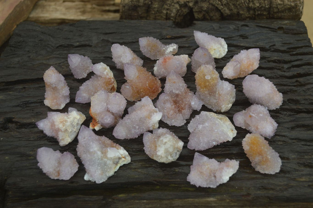 Natural Ametrine Spirit Quartz Crystals x 24 From Boekenhouthoek, South Africa - Toprock Gemstones and Minerals 