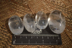 Polished Clear Quartz Palm Stones x 40 From Madagascar - Toprock Gemstones and Minerals 