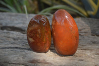 Polished Red Jasper Standing Free Forms x 6 From Madagascar - Toprock Gemstones and Minerals 