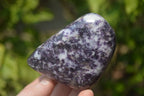 Polished Lepidolite Standing Free Forms x 3 From Zimbabwe - Toprock Gemstones and Minerals 