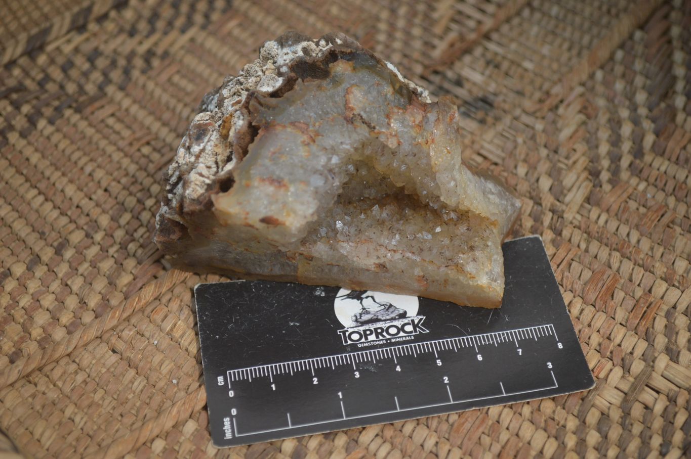 Natural Zululand Amethyst Agate Geodes x 6 from Jozini, South Africa - Toprock Gemstones and Minerals 
