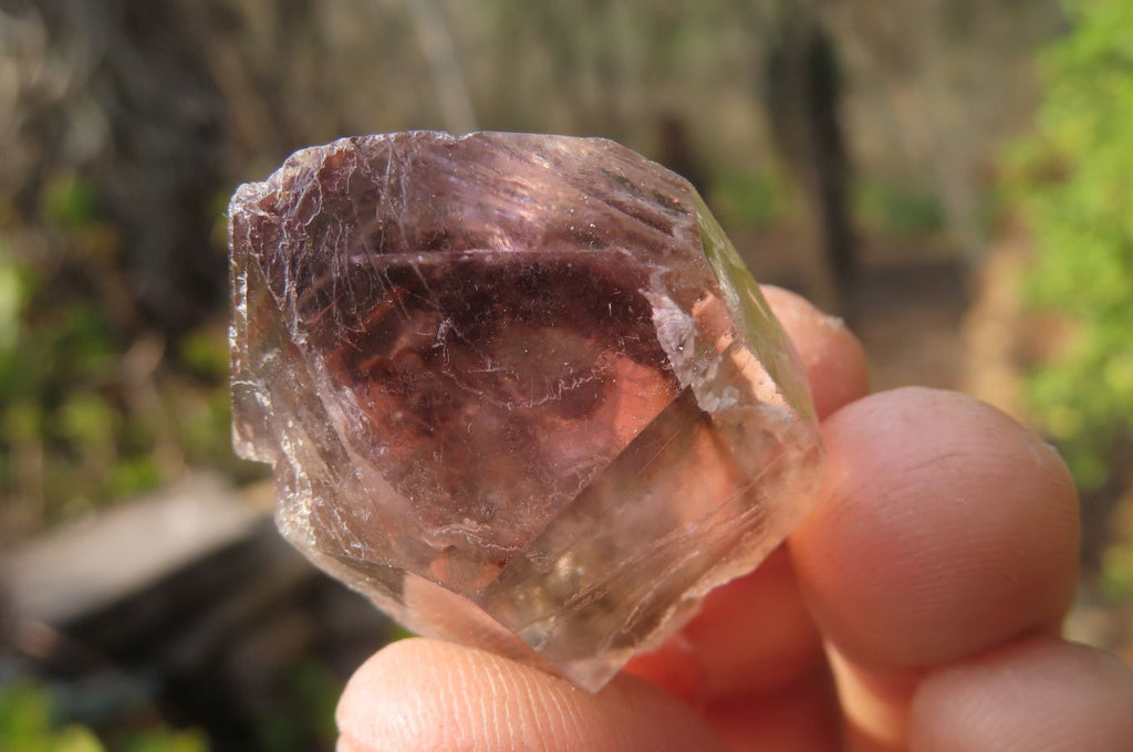 Natural Smokey Amethyst Window Quartz Points x 26 From Madagascar - Toprock Gemstones and Minerals 