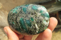 Polished Rare Emerald Mica In Matrix Free Forms x 6 From Mutoko, Zimbabwe - Toprock Gemstones and Minerals 
