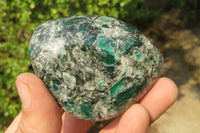 Polished Rare Emerald Mica In Matrix Free Forms x 6 From Mutoko, Zimbabwe - Toprock Gemstones and Minerals 