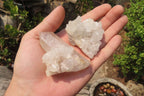 Natural Clear Quartz Crystal Clusters x 12 From Madagascar - Toprock Gemstones and Minerals 