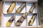 Polished Septerye Massage Wands x 6 From Madagascar - Toprock Gemstones and Minerals 