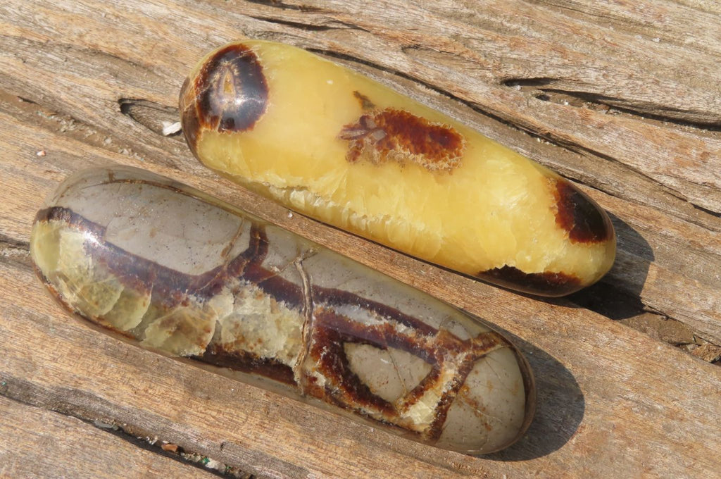 Polished Septerye Massage Wands x 6 From Madagascar - Toprock Gemstones and Minerals 