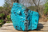 Natural Silica Chrysocolla Specimens x 2 From Kulukuluku, Congo - Toprock Gemstones and Minerals 