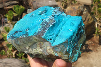 Natural Silica Chrysocolla Specimens x 2 From Kulukuluku, Congo - Toprock Gemstones and Minerals 