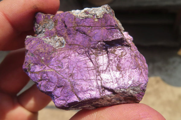 Natural Metallic Purpurite Cobbed Specimens x 12 From Erongo, Namibia - Toprock Gemstones and Minerals 