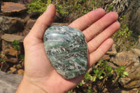Polished Rare Emerald Mica In Matrix Standing Free Forms x 4 From Mutoko, Zimbabwe - Toprock Gemstones and Minerals 