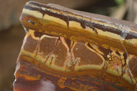 Polished On One Side Nguni Jasper Specimens x 2 From Prieska, South Africa - Toprock Gemstones and Minerals 
