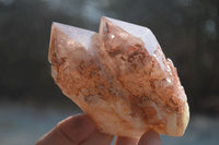 Natural Red Hematoid Quartz Crystal Specimens x 3 From Zimbabwe - Toprock Gemstones and Minerals 