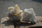 Natural Drusy Mountain Quartz Specimens x 12 From Alberts Mountain, Lesotho - Toprock Gemstones and Minerals 