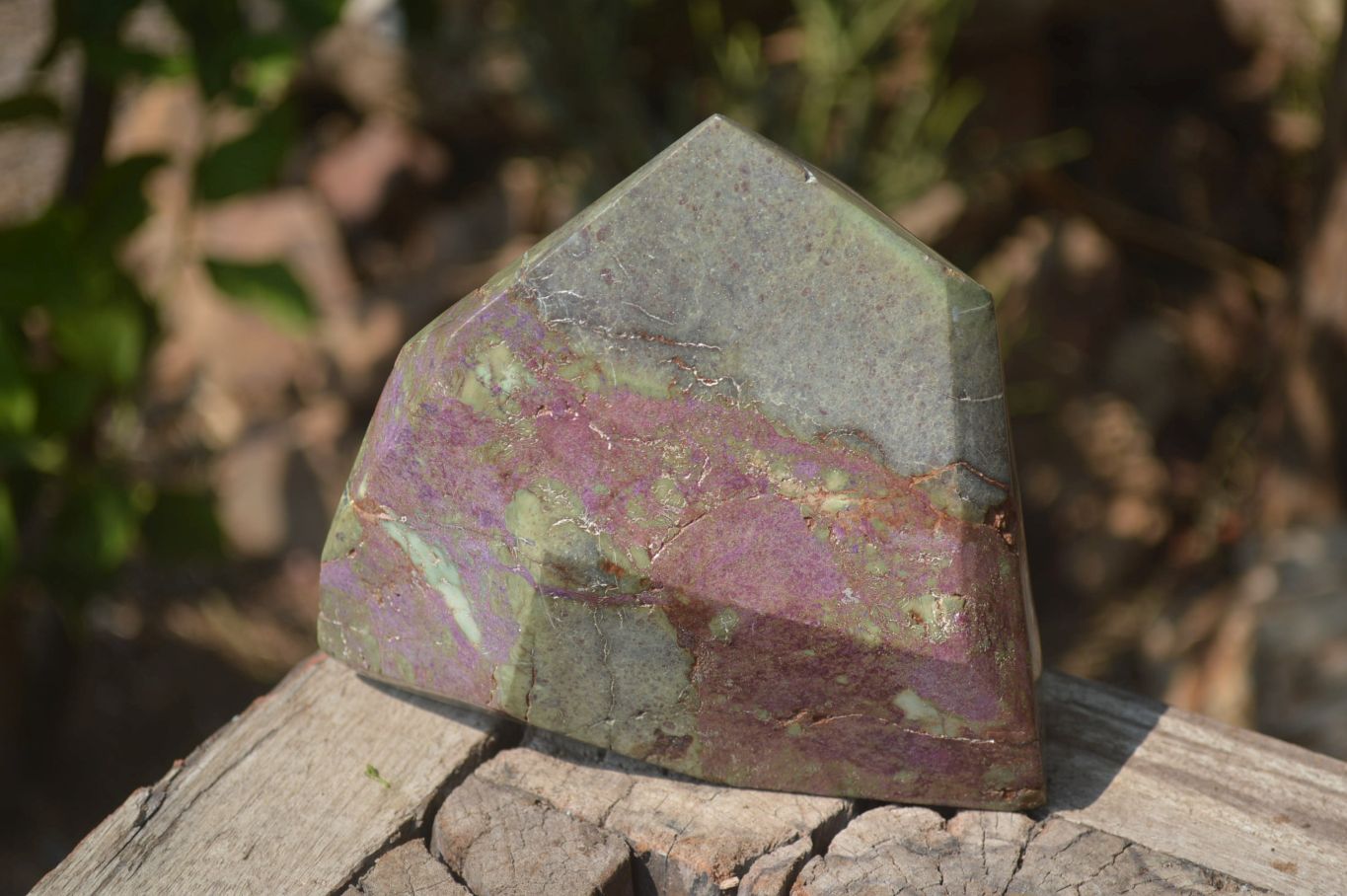Polished Stichtite Point x 1 From Barberton, South Africa - Toprock Gemstones and Minerals 