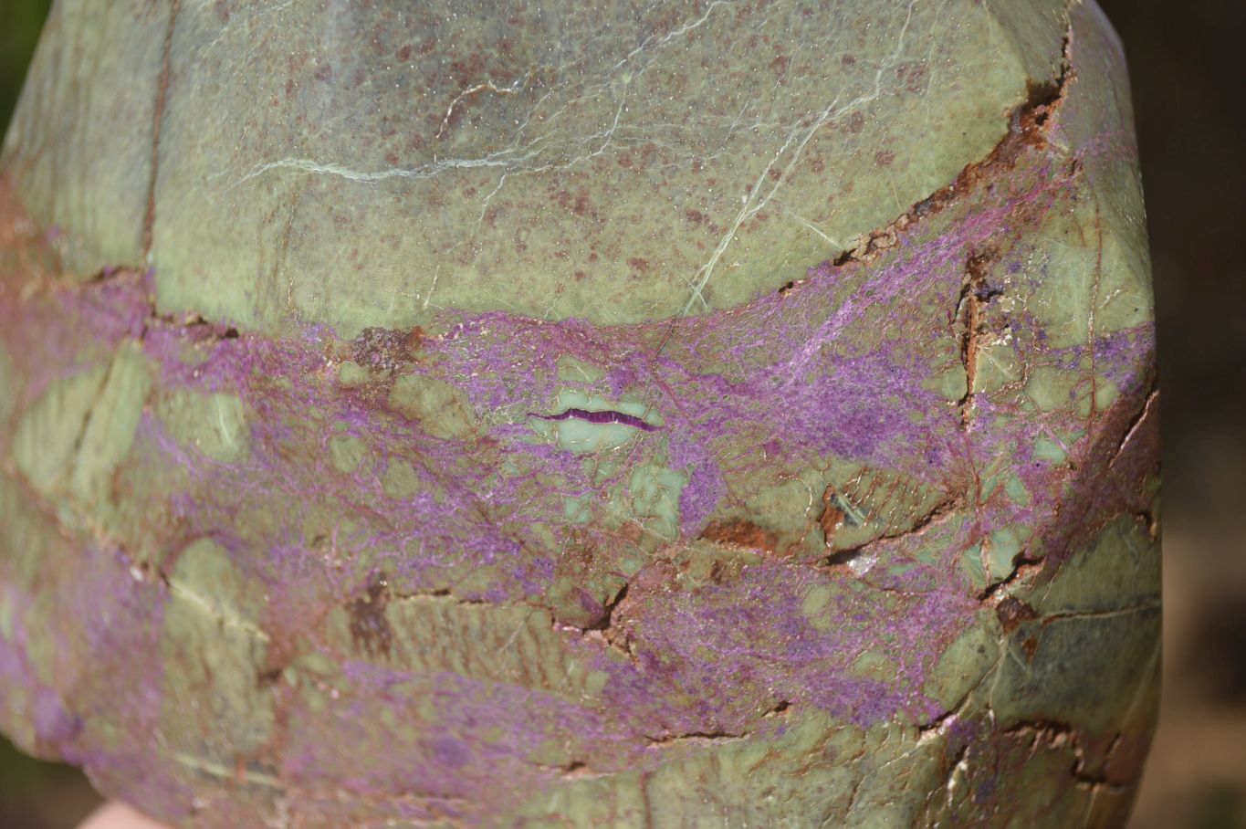 Polished Stichtite Point x 1 From Barberton, South Africa - Toprock Gemstones and Minerals 