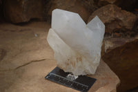Natural White Quartz Clusters x 3 From Madagascar - Toprock Gemstones and Minerals 