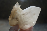 Natural White Quartz Clusters x 3 From Madagascar - Toprock Gemstones and Minerals 