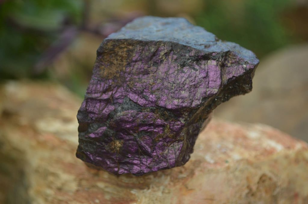 Natural Metallic Purpurite Cobbed Specimens x 6 From Erongo, Namibia - Toprock Gemstones and Minerals 