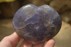 Polished Lepidolite with Pink Rubellite Gemstone Hearts x 6 From Madagascar - Toprock Gemstones and Minerals 
