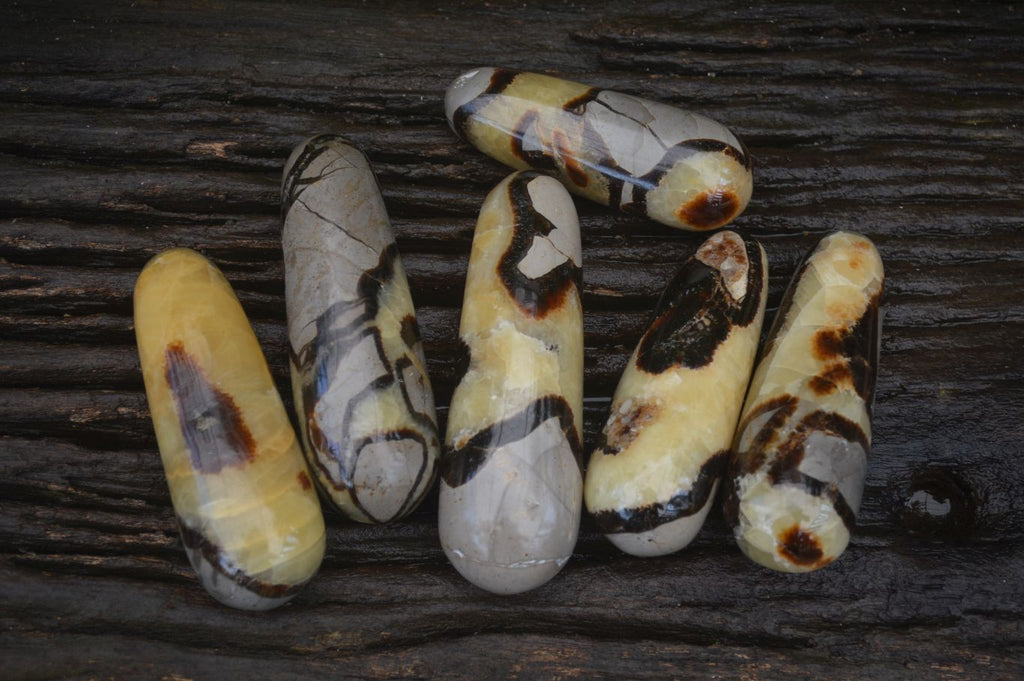 Polished Septerye Massage Wands x 6 From Madagascar - Toprock Gemstones and Minerals 