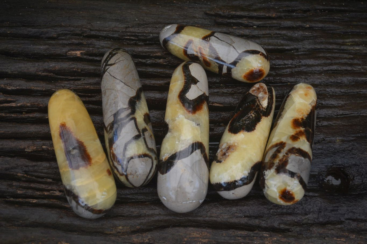 Polished Septerye Massage Wands x 6 From Madagascar - Toprock Gemstones and Minerals 