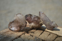 Natural Smokey Amethyst Crystals x 20 From Chiredzi, Zimbabwe - Toprock Gemstones and Minerals 