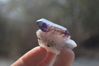 Natural Smokey Amethyst Crystals x 20 From Chiredzi, Zimbabwe - Toprock Gemstones and Minerals 