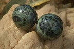 Polished Stromatolite Jasper Spheres x 2 From Madagascar - Toprock Gemstones and Minerals 