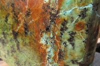 Polished "African Turquoise" Chrysocolla Point x 1 From South Africa - Toprock Gemstones and Minerals 