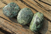 Polished Rare Emerald Mica In Matrix Free Forms x 6 From Mutoko, Zimbabwe - Toprock Gemstones and Minerals 