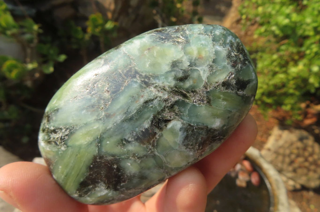 Polished Rare Emerald Mica In Matrix Free Forms x 6 From Mutoko, Zimbabwe - Toprock Gemstones and Minerals 